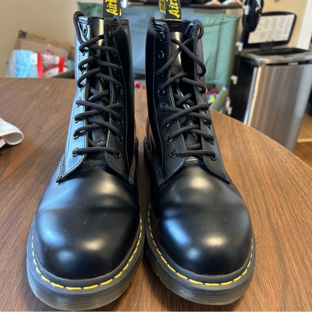 Dr. Martens Black Leather Boots